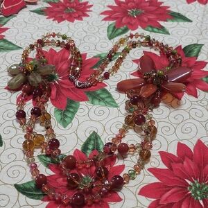 Elegant Multicolor Beaded Necklace